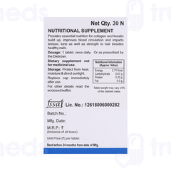 Baksons Nail & Hair Aid Tablet 30