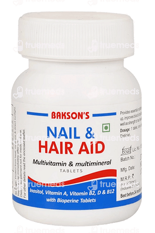 Baksons Nail And Hair Aid Tablet 30