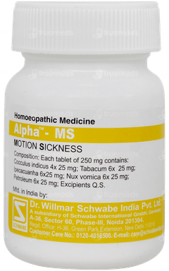 Dr Willmar Schwabe Alpha Ms Tablet 20gm