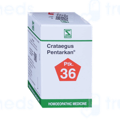 Dr Willmar Schwabe India Crataegus Pentarkan Ptk 36 Tablet 20 GM
