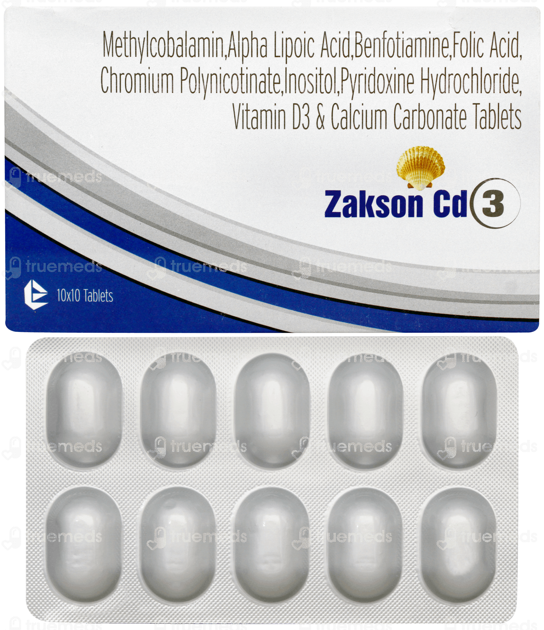 Zakson Cd3 Tablet 10 - Uses, Side Effects, Dosage, Price | Truemeds