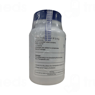 Healthvit Folic Acid 5mg Tablet 60