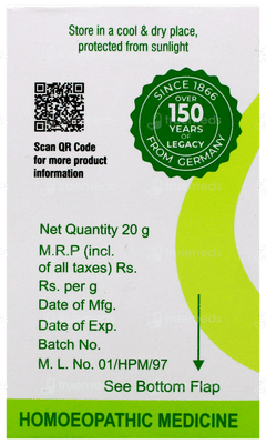 Dr Willmar Schwabe India Azadirachta Indica 1x Mt Tablet 20 GM