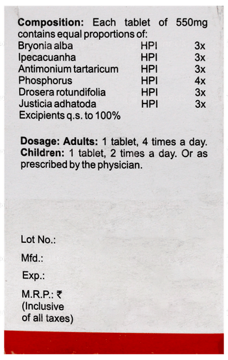 Baksons Kof Aid Tablet 75