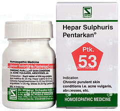 Dr Willmar Hepar Sulphuris Pentarkan Ptk 53 Tablet 20 GM