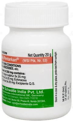 Dr Willmar Schwabe Hepar Sulphuris Pentarkan Ptk 53 Tablet 20gm