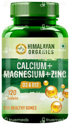 Himalayan Organics Calcium Magnesium Zinc Tablet 120