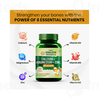 Himalayan Organics Calcium Magnesium Zinc Tablet 120