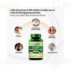 Himalayan Organics Calcium Magnesium Zinc Tablet 120