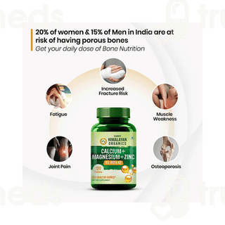 Himalayan Organics Calcium Magnesium Zinc Tablet 120