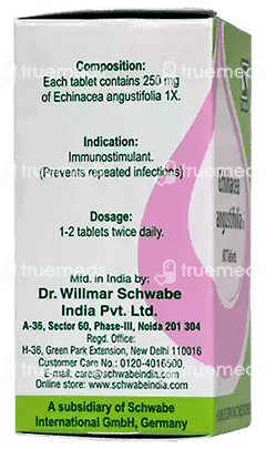 Dr Willmar Schwabe Echinacea Angustifolia 1x Mt Tablet 20gm Dr Willmar Schwabe Echinacea Angustifolia 1x Mt Tablet 20gm