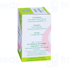 Dr Willmar Schwabe Echinacea Angustifolia 1x Mt Tablet 20gm