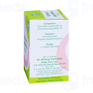 Dr Willmar Schwabe Echinacea Angustifolia 1x Mt Tablet 20gm
