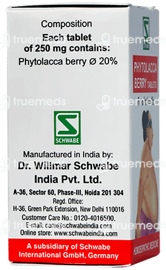 Dr Willmar Schwabe Phytolacca Berry Tablet 20gm