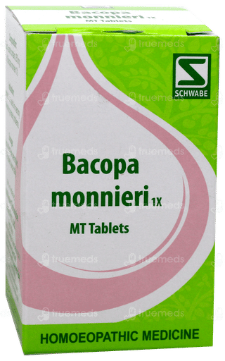Dr Willmar Schwabe Bacopa Monnieri 1x Mt Tablet 20gm