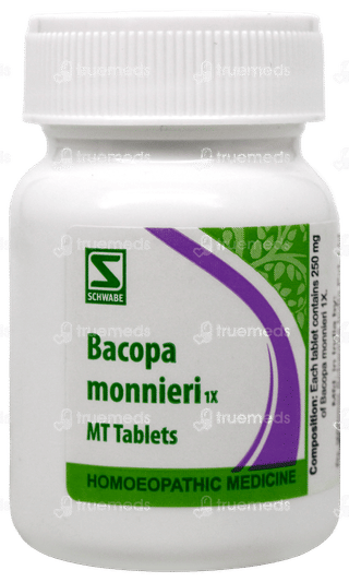 Dr Willmar Schwabe Bacopa Monnieri 1x Mt Tablet 20gm