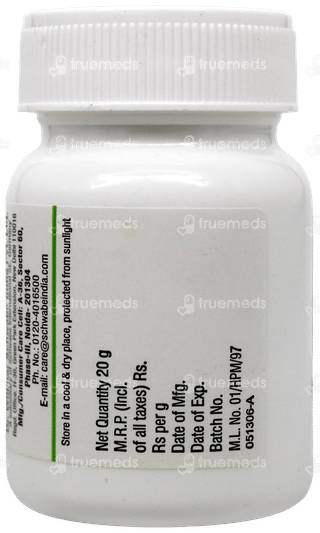 Dr Willmar Schwabe Bacopa Monnieri 1x Mt Tablet 20gm