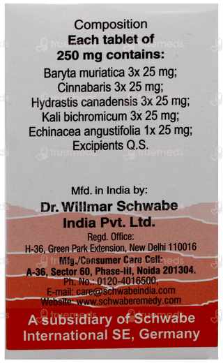 Dr Willmar Schwabe Alpha Sh Tablet 20gm
