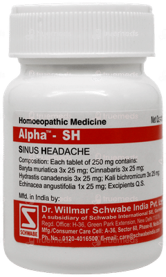 Dr Willmar Schwabe Alpha Sh Tablet 20gm