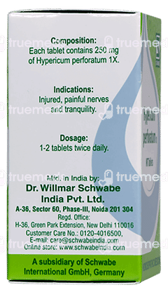 Dr Willmar Schwabe Hypericum Perforatum 1x Mt Tablet 20gm