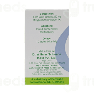 Dr Willmar Schwabe Hypericum Perforatum 1x Mt Tablet 20gm