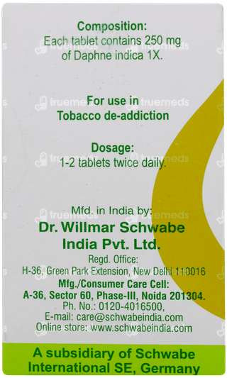 Dr Willmar Daphne Indica 1x Mt Tablet 20gm