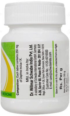 Dr Willmar Daphne Indica 1x Mt Tablet 20gm