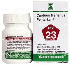 Dr Willmar Schwabe Carduus Marianus Pentarkan Ptk 23 Tablet 20gm Dr Willmar Schwabe Carduus Marianus Pentarkan Ptk 23 Tablet 20gm