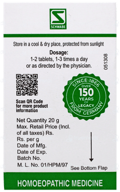 Dr Willmar Schwabe Carduus Marianus Pentarkan Ptk 23 Tablet 20gm