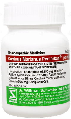 Dr Willmar Schwabe Carduus Marianus Pentarkan Ptk 23 Tablet 20gm