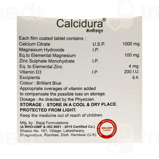 Calcidura Tablet 15