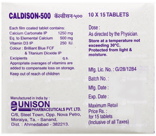 Caldison 500 Tablet 15