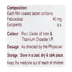 Febuxone 40 Tablet 10