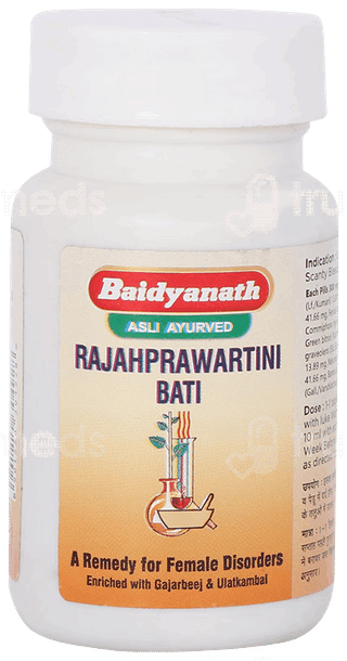 Baidyanath Rajahprawartini Bati Tablet 80
