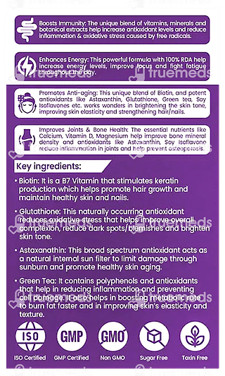 Dr Morepen Multi Vitamin For Women Tablet 60
