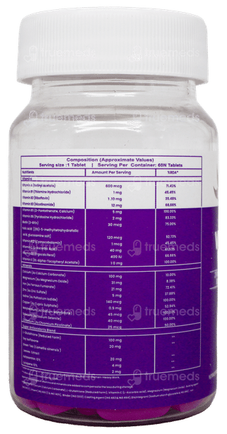 Dr Morepen Multi Vitamin Women Tablet 60
