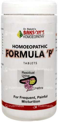 Baksons Homoeopathic Formula P Tablet 200 Baksons Homoeopathic Formula P Tablet 200