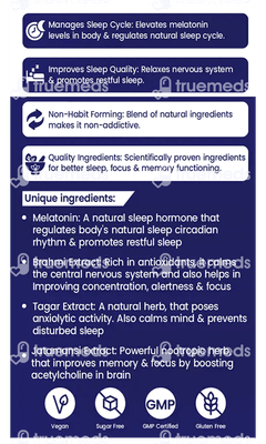 Dr Morepen Sleep Melatonin 3 MG Tablet 60