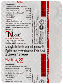 Nurivita D3 Tablet 10