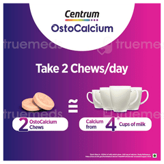 Centrum Ostocalcium Total Mixed Fruit Flavour Chewable Tablet 60