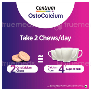 Centrum Ostocalcium Total Mixed Fruit Flavour Chewable Tablet 60