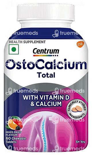 Ostocalcium Total Mixed Fruit Flavour Chewable Tablet 60