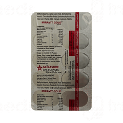 Miravit Gold Tablet 10