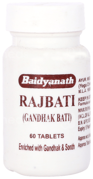 Baidyanath Rajbati (Gandhak Bati) Tablet 60