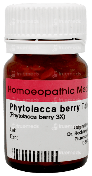 Dr Reckeweg Phytolacca Berry 3X Tablet 20Gm
