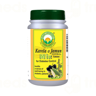 Basic Ayurveda Karela And Jamun Herbal Mix Tablet 40