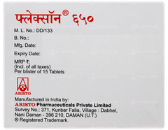 Flexon 650 Tablet 15