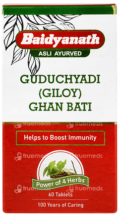Baidyanath Guduchyadi Giloy Ghan Bati Tablet 60 Baidyanath Guduchyadi Giloy Ghan Bati Tablet 60