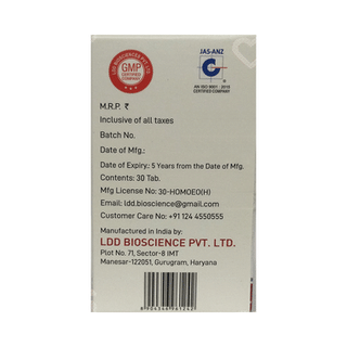 Ldd Bioscience Rheumatic Forte Tablet 30