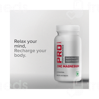 Gnc Pro Performance Zinc Magnesium Tablet 60